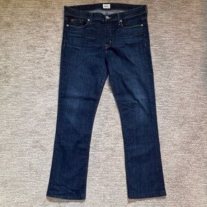 Hudson Jeans Dark Blue Straight Leg Women's Jeans